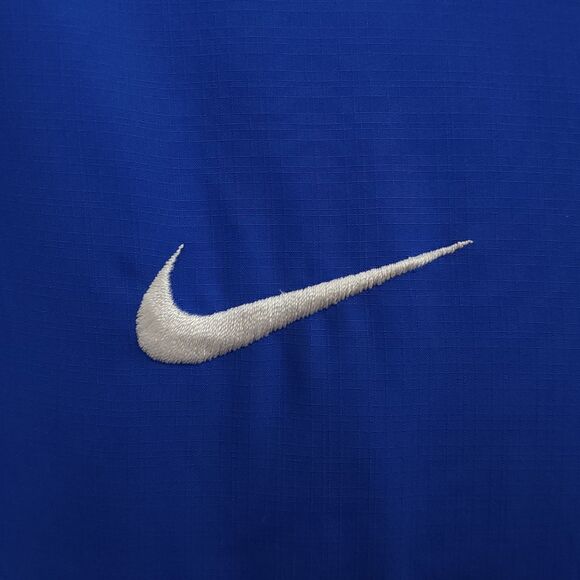 Vintage Nike Windbreaker Jacket Mens XL Blue White Swoosh Vented Sportswear - Picture 4 of 16